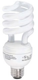 Replace Incandescent bulbs with Compact Fluorescent bulbs 